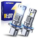 AUTOONE H13 9008 LED Bulbs, 80000LM 14X Brighter, 70K+Hrs Lifespan, 2 Pack