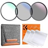 K&F CONCEPT 58mm UV/CPL/ND Lens Filter Kit