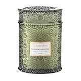 LA JOLIE MUSE Eucalyptus & Alpine Sage | Eucalyptus, Lavender & Sage Candle for Home Cleansing | 19 oz Wooden Wick | Natural Soy Wax | 90 Hours Burn | Candle for Relaxation