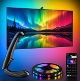 Upgraded TV LED Backlight with Sensor, LED Sync Lights for TV 55-65 Inch