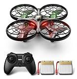 SYMA X100 Drone for Kids 8-12, Automatic Obstacle Avoidance, Up to 20 Mins Flight Time(2 Batteries), One-Key 360°Flips and Altitude Hold, Full-Guard Safe Indoor Drone Gift for Boys & Girls