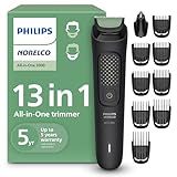 Philips Norelco All-in-One 3000 Series 13 in 1 Trimmer, Beard Styler & Men's Hair Clipper, 9 Length Settings & Self-Sharpening Skin-Friendly Blades, MG3919/50