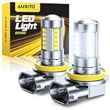 AUXITO H11 H16 H8 LED Fog Light Bulbs or DRL 6500K White Pack of 2