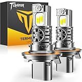 Termitor 2026 Upgraded 90,000LM 9008 H13 Bulbs, 12X Ultra-Bright, 6500K Pure White H13/9008 Light Conversion Kits, Easy Plug-N-Play Installation, IP68 Waterproof, Pack of 2