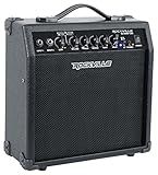 Rockville G-AMP 20W Guitar Amplifier Combo, Bluetooth, Delay, Dual Inputs, Compact Design, Lightweight, Portable, Perfect for Practice and Small Gigs