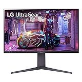 LG 32GQ750-B 32-inch Ultragear 4K UHD (3840 x 2160) Gaming Monitor, 144Hz, 1ms, AMD FreeSync Premium, HDR10, Reader Mode, Built-in Speaker, HDMI, DisplayPort, Tilt/Height/Pivot Stand, Black