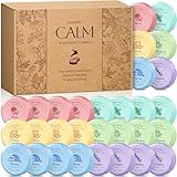Shower Steamers 30 PCS with Individually Wrapped, Shower Bombs for Women with 6 Rich Scents, Rose Peppermint Citrus Eucalyptus Ocean Lavender, Christmas Birthday Mother's Day Present for Mom Wife Men