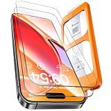 TOCOL for iPhone 16 Pro Screen Protector 9H Hardness Military Grade Shatterproof HD Tempered Glass Full Coverage Easy Installation Case Friendly 2 Pack