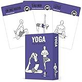 NewMe Fitness Yoga Pose Workout Cards, Instructional Fitness Deck for Women & Men, Beginner Fitness Guide to Training Exercises at Home or Gym