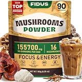 16 in 1 Mushroom Powder, Mushroom Coffee Alternative, 100% Fruiting Bodies