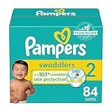 Pampers Baby Diapers - Swaddlers - Size 2, 84 Count, Ultra Absorbent Disposable Infant Diaper