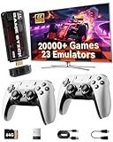 2025 Retro Gaming Console Pro 4K HDMI with 20,000+ Built-in Classic Video Games, Retro Game Stick with 23 Emulators Plug & Play TV Video Gaming Stick with 64GB Memory