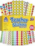 PURPLE LADYBUG Teacher Stickers for Students - 4960 Reward Stickers for Kids Classroom Supplies, Teacher Must-Haves for Classroom Reward Charts, Star, Back to School Gift