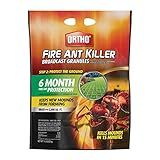Ortho Fire Ant Killer Broadcast Granules, Kills Mounds in 15 Minutes, 6 Month Protection, Treats 5,000 sq. ft., 11.5 lb.