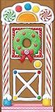 Beistle Gingerbread House Door Cover