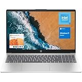 HP 15.6" Portable Laptop (Include 1 Year Microsoft 365), HD Display, Intel Quad-Core N200 Processor, 16GB RAM, 128GB Storage, Wi-Fi 6, Webcam, HDMI, Numeric Keypad, Windows 11 Home, Silver