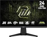 msi MAG 245F X24 24-inch 1920 x 1080 (FHD) Gaming Monitor, 240Hz, FreeSync Premium, HDR Ready, HDMI, VGA Port, VESA Mountable, Tilt, 4-Side Slim Bezel, 0.5ms, Black