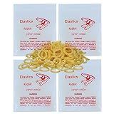 LA MIERE 400 pack Orthodontic Elastics Dental Rubber Bands Intraoral Elastic Bands (Heavy, 6.5 Oz, 3/16'' (4.8mm))