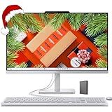 Lenovo IdeaCentre Everyday Tasks 24" Full HD All-in-One Desktop Computer • Lifetime Office 365 for The Web • Intel 4-Cores • 512GB External and 256GB SSD • 8GB RAM • Wired Keyboard and Mouse • Win11