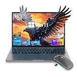 ZOLWAYTAC Gaming Laptop 16" Ultra-Slim-Intel Core i5-(Up to 3.5GHz),12GB DDR4+512GB SSD,1920x1200 IPS 16:10 Display,WiF& BT, HDMI/Type-C,Aluminum Laptop for Working&Playing,Suitable for Light Gaming