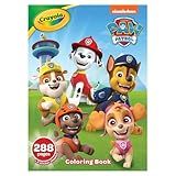 Crayola PAW Patrol Coloring Book (288pgs), Kids Coloring Book Pages & Stickers, PAW Patrol Gift, Travel Activity, Toddler Toys, 3+