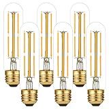 LiteHistory T10 E26 Led Bulb 60 watt,Dimmable,Soft White Light Bulbs,2700K