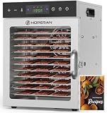 HOPERAN 12 Tray Food Dehydrator Machine for Jerky, Fruit, Herb & Dog Treats