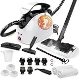 Waitbird Steam Cleaner, Steam Cleaner For Home, Handheld Steamer For Cleaning With 21 Accessories, 248 °F High Temperature, Suitable for Grout, Floor. Sofas, Upholstery, White