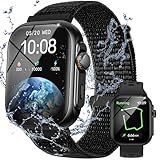 Parsonver Built-in GPS Smart Watch for Men Women with Bluetooth Calling, GPS Fitness Activity Tracker 100+ Sport Modes, Heart Rate Sleep Monitor, Waterproof Pedometer for Android & iPhone(Two Bands)