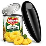 Electric Can Opener for Seniors, One-Touch Battery Operated, Smooth Edges