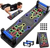 Berleng Push Up Board - 36-in-1 Foldable Pushup Fitness Stand for Portable Strength Training. Rugged, Stable Equipment for Home Gym Workout for Men & Women
