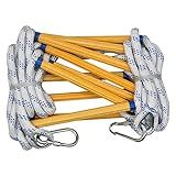 13ft Fire Escape Rope Ladder Emergency Fire Ladders Fire Escape Ladder for 2 Story