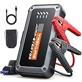 TREKURE Portable Car Battery Jump Starter 3500A 16800mAh Jump Box, Car Battery Jumper Starter Portable Jumper Cables for car(8.0L Gas/6.5L Diesel), Fast Charge, Lights, Compact