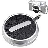 JJC Deluxe Nappa Leather Lens Cap Keeper Sticker with String for Fujifilm Fuji X100VI X100V X100F X100T X100S X100 Lens Cap Anti-Lost