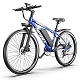 Misodo Electric Bike for Adults, 1500W Peak Mountain Ebike with 28 MPH, 65 Miles Range, 7 Speeds, 48V 10Ah Removable Battery 26" Ebike for Commute