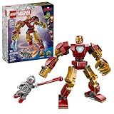 LEGO Marvel Iron Man Mech vs. Ultron Building Toy Set - Iron Man Toy for Kids, Boys and Girls, Ages 6+ - Buildable Action Figure - Superhero Gift for Birthday - 76307