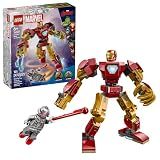 LEGO Marvel Iron Man Mech vs. Ultron Building Toy Set - for Kids, Boys and Girls, Ages 6+ - Buildable Action Figure - Superhero Gift for Birthday - 76307