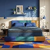 inight King Mattress, 14 Inch Medium Soft Hybrid, Nebulign Foam, Cloud Plush for Lightweight (<130lbs) & Side Sleepers, Fiberglass-Free, CFR 1633 Compliant