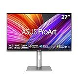 ASUS ProArt Display 27” 4K HDR Professional Monitor (PA279CRV) - IPS, UHD (3840 x 2160), 99% DCI-P3/Adobe RGB, ΔE < 2, Calman Verified, USB-C PD 96W, DisplayPort, Daisy-Chain, Ergonomic, 3yr Warranty
