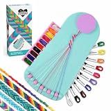 Choose Friendship, My Friendship Bracelet Maker®, an American Original | 20 Pre-Cut Threads - Makes Up to 8 Bracelets | Craft Kit, Kids, Bracelet Making Kit, Jewelry-Making Kit, Gifts for Girls 8-12