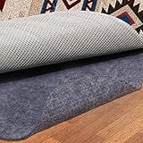 Non Slip Rug Pad, 6x9 Ft Extra Large Felt Area Rug, 1/4” Cushioned Non Skid Carpet Pads, Felt Rug Pad for Under Hardwood Floors, Thick Rug Pads for All Floors, Keep Rug Soft and Safe