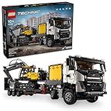 LEGO Technic Volvo FMX Truck & EC230 Electric Excavator Building Toy, Volvo Truck Toy with 2 Model Vehicles, Great Gift for Boys and Girls Ages 10 and Up Who Love Heavy Duty Construction Models, 42175