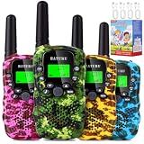Walkie Talkies for Kids 4 Pack Rechargeable Outdoor Toys Gifts Boys Girls