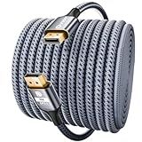 VIOY Displayport 2.1 Cable 10 FT, 80Gbps High Speed DP to DP Cord, Support 16K@60HZ 8K@120HZ 4K@240HZ 2K@360HZ Braided Display Port Cable with Dynamic HDR, DSC1.2a, Gaming Monitor, Graphics, PC, TV