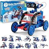 Sillbird STEM Solar Robot Building Kit, 12-in-1 Gift for Boys Ages 8-13