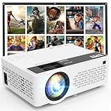 TMY 1080P Full HD Portable Mini Projector, Bluetooth Movie Projector, Compatible with TV Stick/Smartphone/PC/Game Console/HDMI/USB, Indoor & Outdoor Use, with Projector Screen