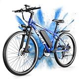 Misodo Electric Bike for Adults, 1500W Peak Mountain Ebike with 25 MPH, 65 Miles Range, 7 Speeds, 48V 10Ah Removable Battery 26" Ebike for Commute