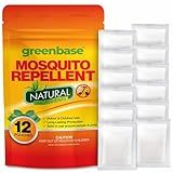 12 Pack Mosquito Repellent Pouches – Natural Indoor Outdoor Mosquito Deterrent, Long-Lasting Bug Repellent Sachets for Patio, Camping, Bedroom, Yard & Home Protection – Safe for People & Pets