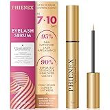 PHIENEX 2026 New Version Lash Serum for Eyelash Growth – 7-Day Visible Results, Vegan & Hormone-Free, Botanical Peptide Complex for Longer, Fuller & Thicker Lashes – Gentle for Sensitive Eyes, 3ml