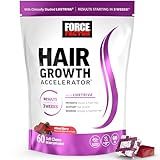 Force Factor Hair Growth Accelerator Soft Chews with Lustriva